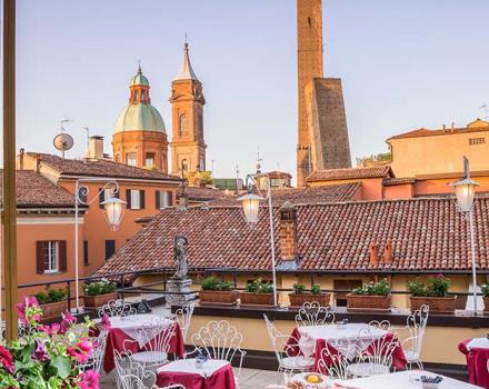 Al Hotel San Donato, la colazione viene servita anche in terrazza